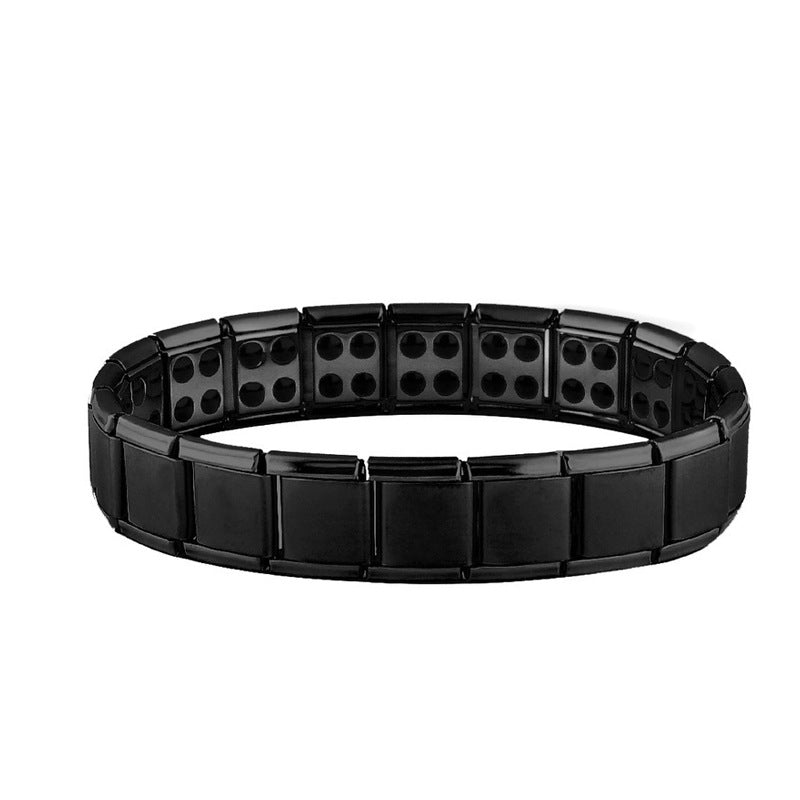 Bracciale Magnetico Uomo Anti-Stress nero