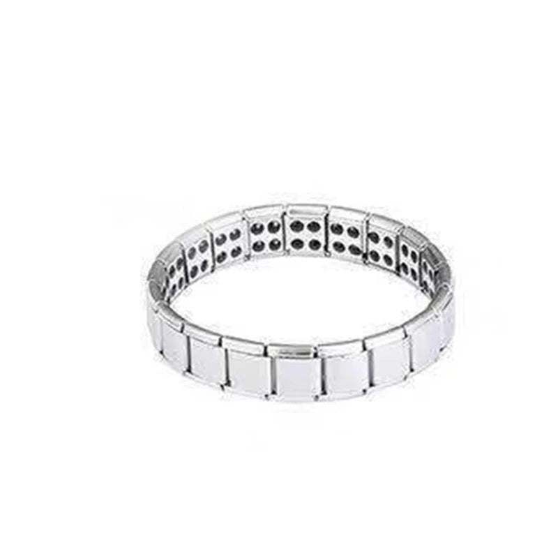Bracciale Magnetico Uomo Anti-Stress argento