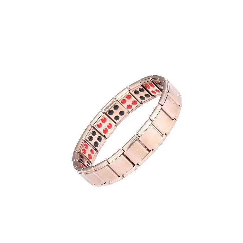 Bracciale Magnetico Uomo Anti-Stress oro rosa