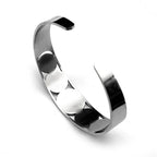 Open bracelet with silver Jewish Hebrew letters