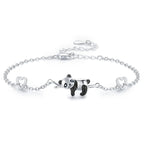 Panda Armband Silber