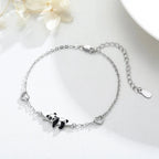 Panda Armband Silber