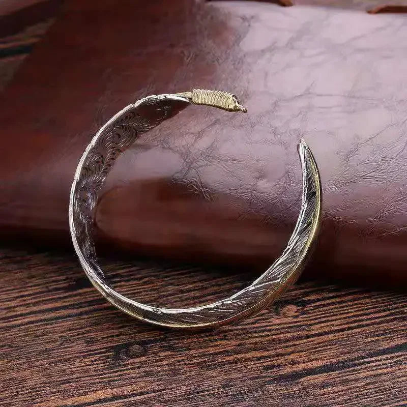 Bracelet Plume Ethnique Femme ou Homme