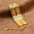 Arany dupla <span data-glossary-id="bracelet">karkötő</span> arab muszlim nőknek
