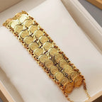 Arany dupla <span data-glossary-id="bracelet">karkötő</span> arab muszlim nőknek