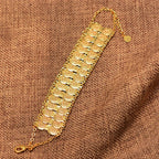 Arany dupla <span data-glossary-id="bracelet">karkötő</span> arab muszlim nőknek