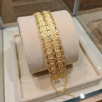 Arany dupla <span data-glossary-id="bracelet">karkötő</span> arab muszlim nőknek