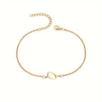 Bracelet Personnalisé pour Femme avec Initiale Or o