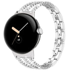 Bracelet for women Google Pixel Watch 1, 2, 3, 4 41mm 45mm silver