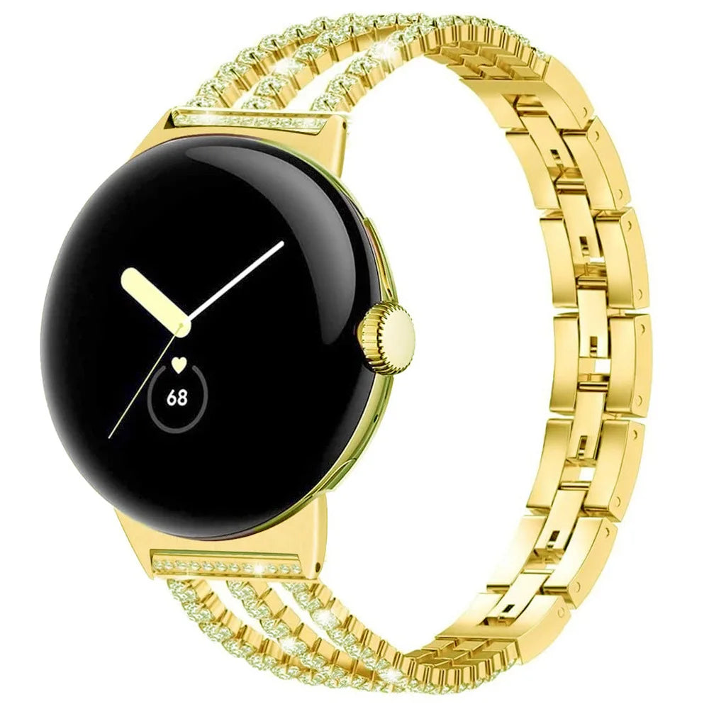 Bracelet for women Google Pixel Watch 1, 2, 3, 4 41mm 45mm gold