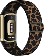 Armband für Fitbit Charge 5, Charge 6 Uhr Leopard