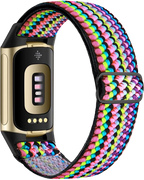 Armband für Fitbit Charge 5, Charge 6 Uhr Regenbogen