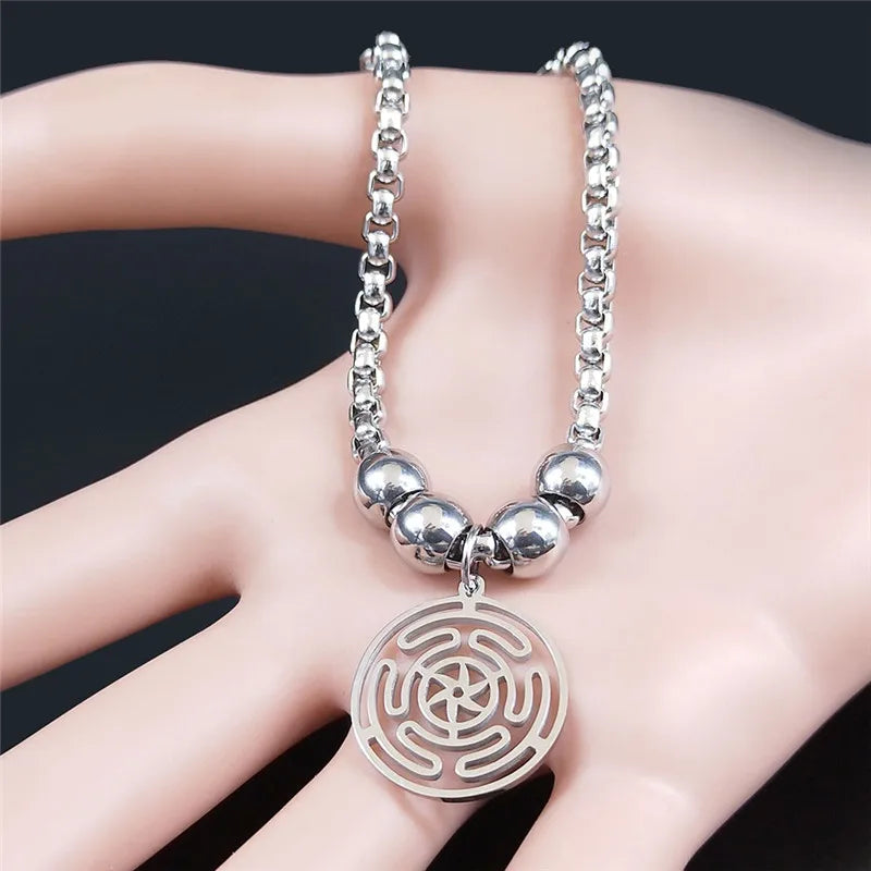 Bracciale Ruota di Ecate Strophalos Stregoneria Wiccan
