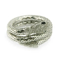 Bracciale Serpente Triplo Donna argento