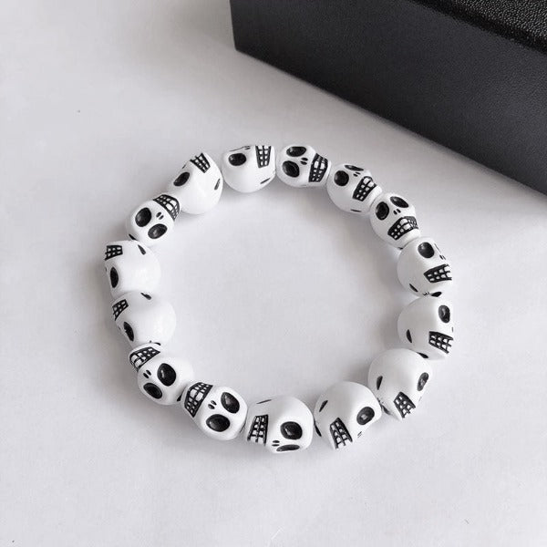 Bracciale Testa di Moro Bianco & Nero bianco