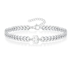 Bracelet torsadé initiale b