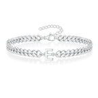 Bracelet torsadé initiale e