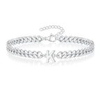 Bracelet torsadé initiale k