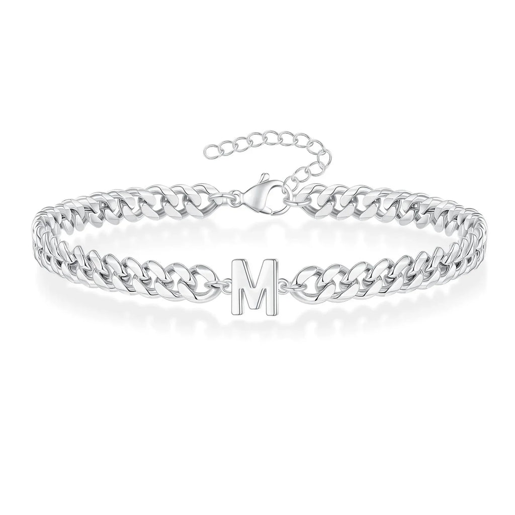 Bracelet torsadé initiale m