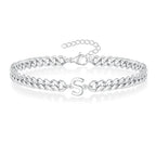 Bracelet torsadé initiale s