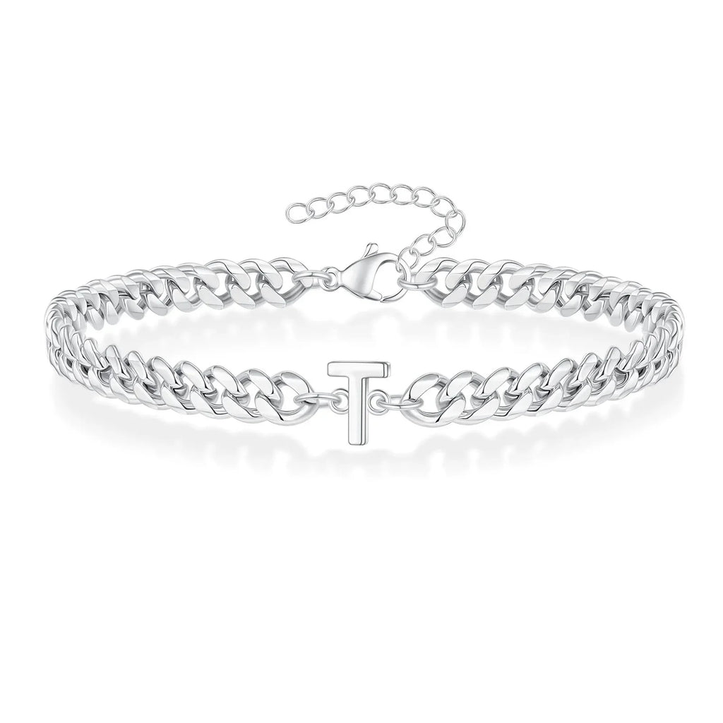Bracelet torsadé initiale t