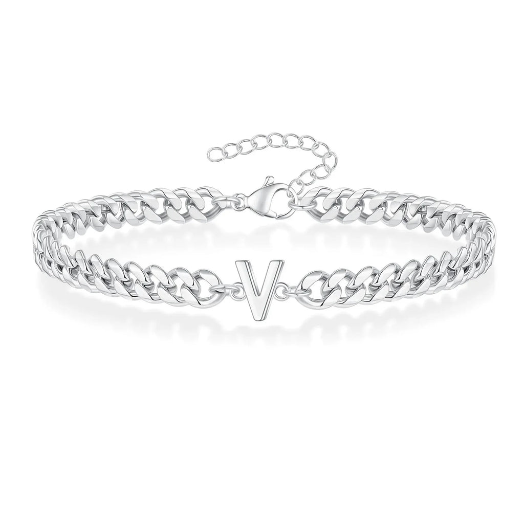 Bracelet torsadé initiale v