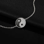 Bracelet Yin Yang avec Strass