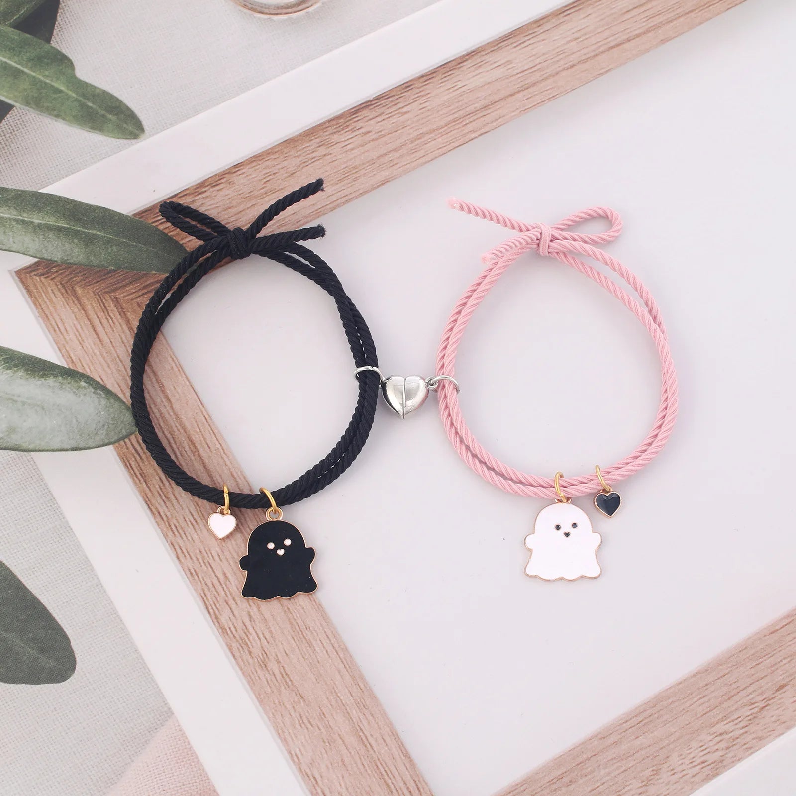Armbänder für Freundespärchen Gespenster Gourmette 1