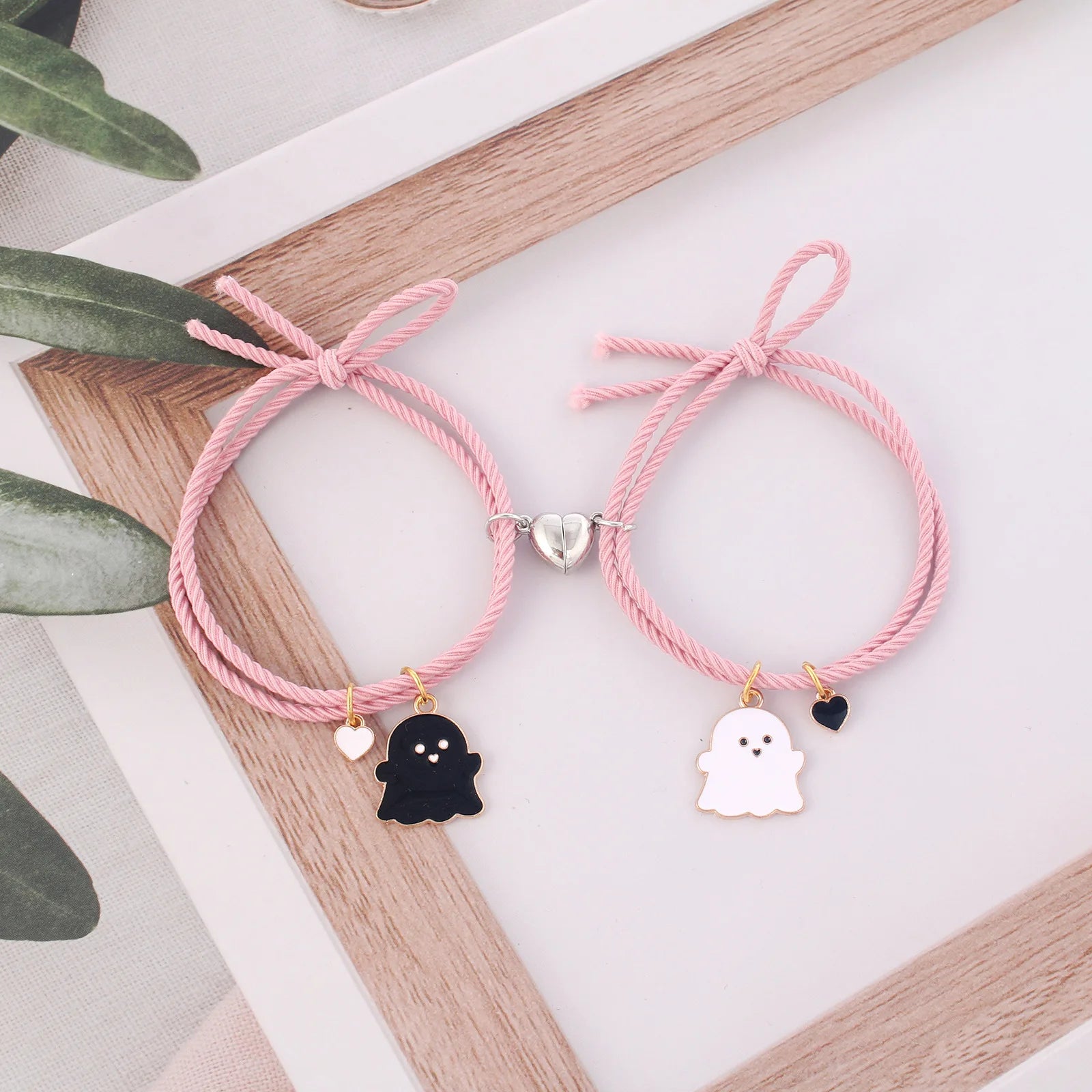 Armbänder für Freundespärchen Gespenster Gourmette 3