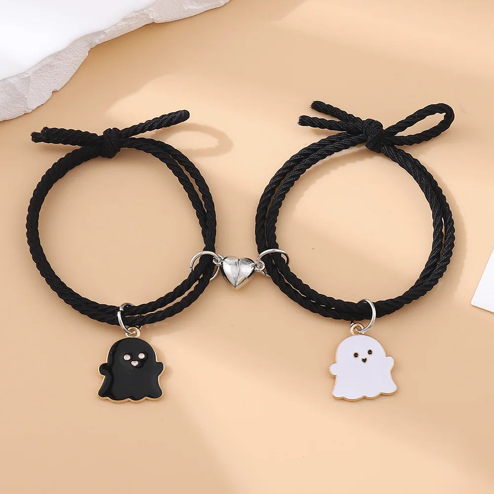 Armbänder für Freundespärchen Gespenster Gourmette 4