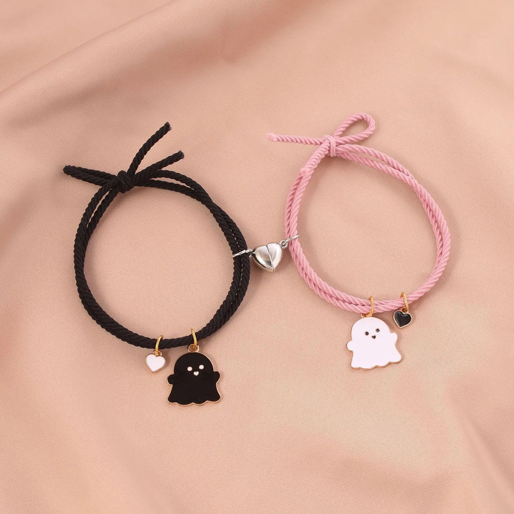 Armbänder für Freundespärchen Gespenster Gourmette 1