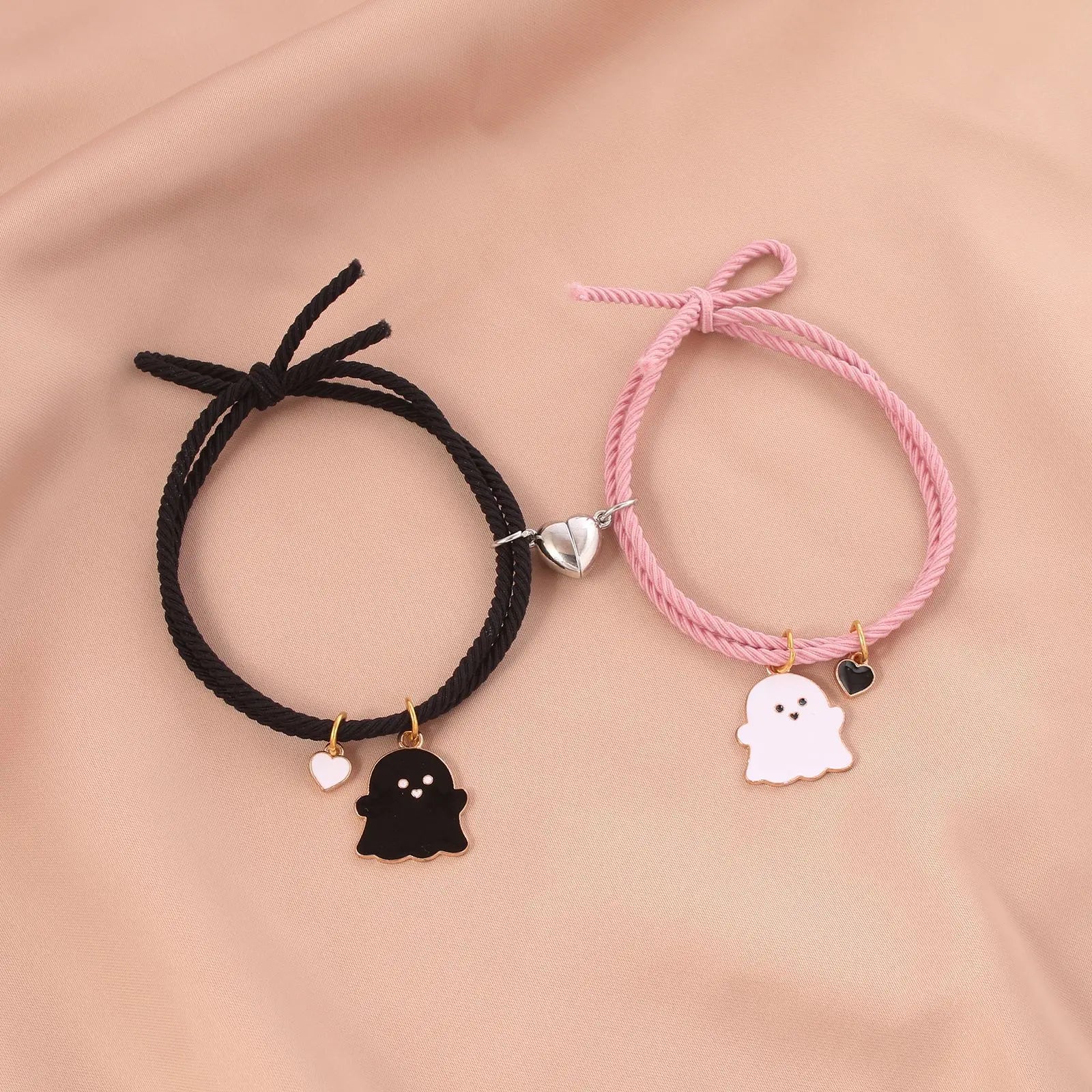 Armbänder für Freundespärchen Gespenster Gourmette 1