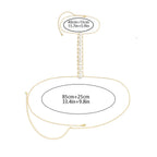 Chaîne de Décolleté Femme Collier Bijou Poitrine