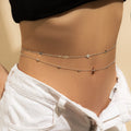 Chaîne de Hanche - Bijou de Taille et Ventre Femme argent