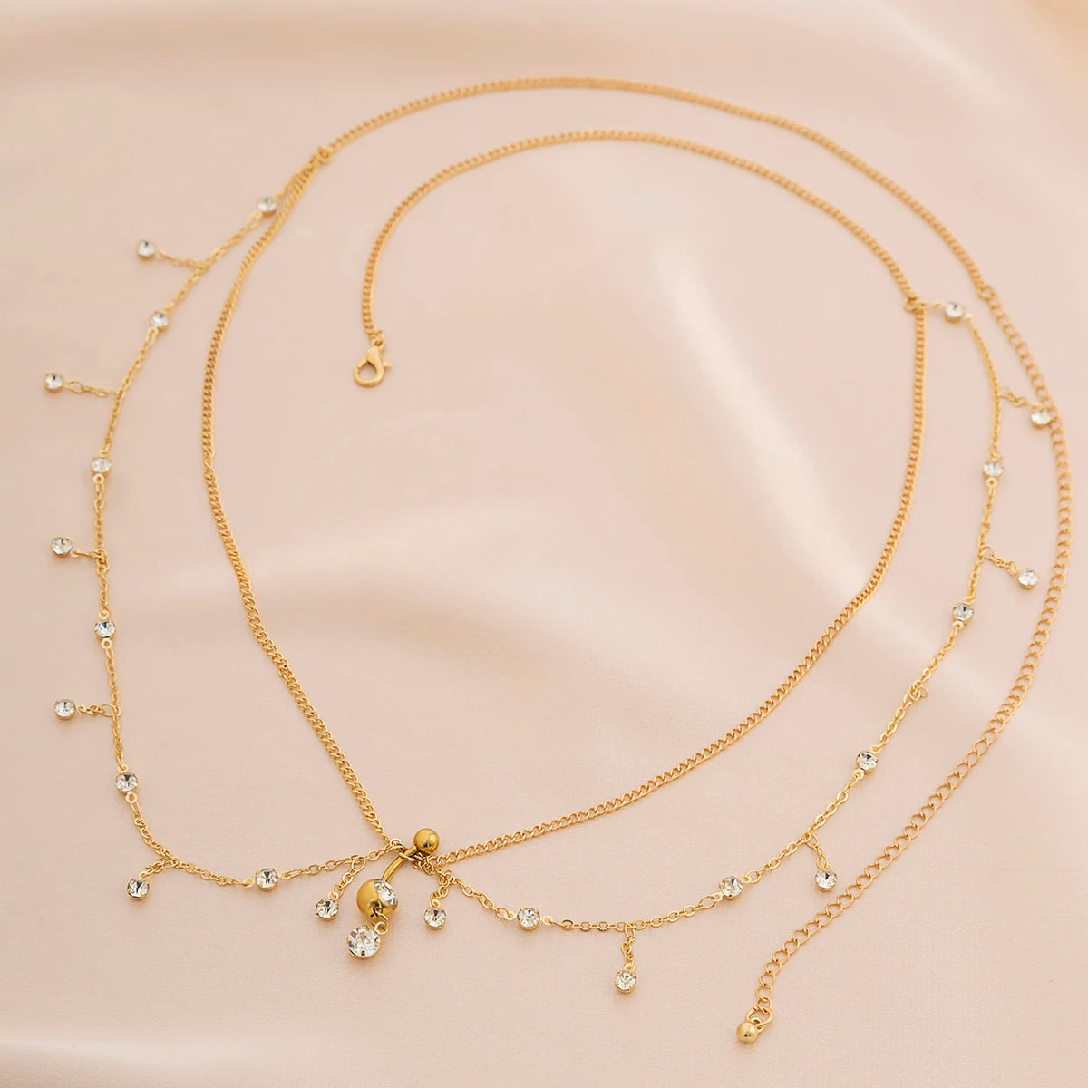 Chaîne de hanche et nombril - bijou de taille et ventre pour femme 
