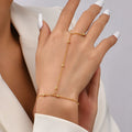 Chaîne Main & Doigt Bracelet de Main Bijou Femme