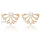 Clous d'Oreille Fleur de Lotus Femme
