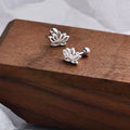 Damenohrringe Lotusblumen-Design