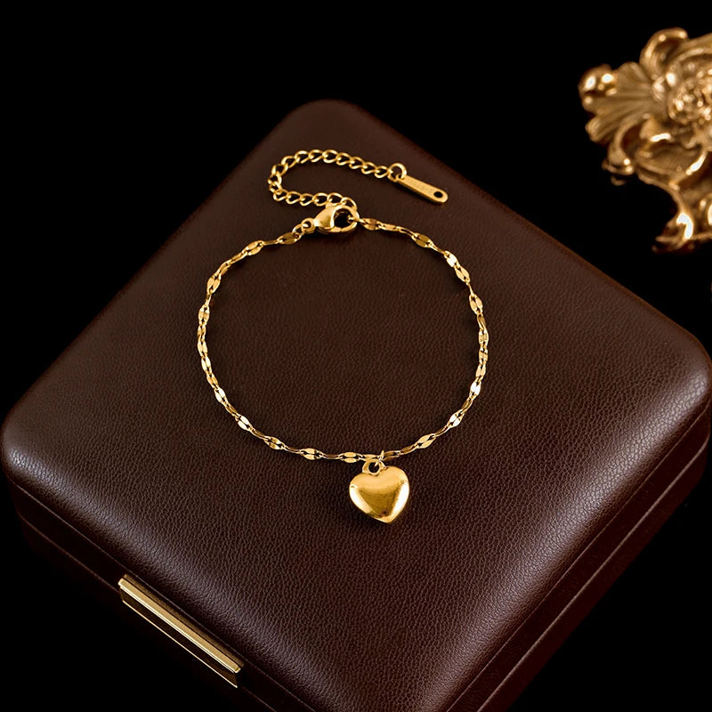 Schmuckset mit 3 Herzstücken 