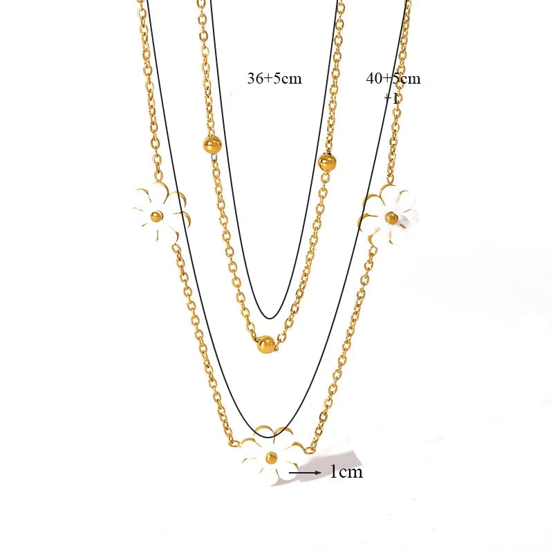 Set de 3 Bijuterii Margarete Albe 
