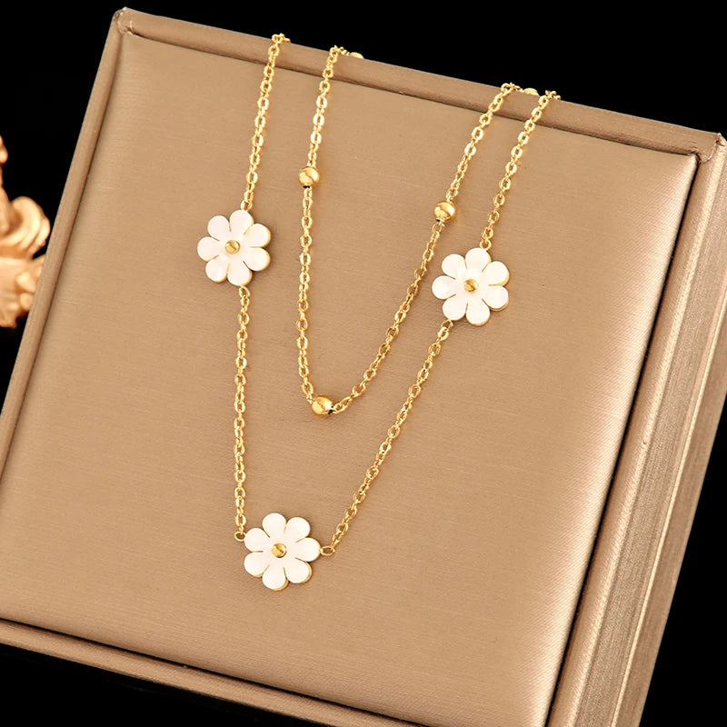 Set de 3 Bijuterii Margarete Albe 