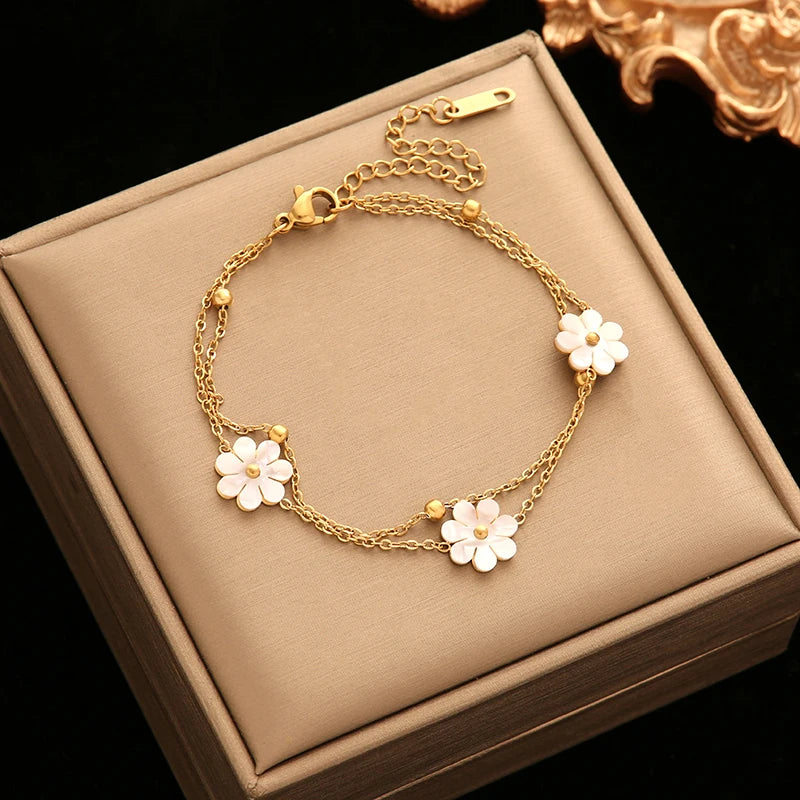 Set de 3 Bijuterii Margarete Albe 