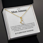 Collana "Alla Donna della Mia Vita" San Valentino Amore Coppia 