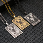 Collier avec Joli Pendentif Signe du Zodiaque Astrologique
