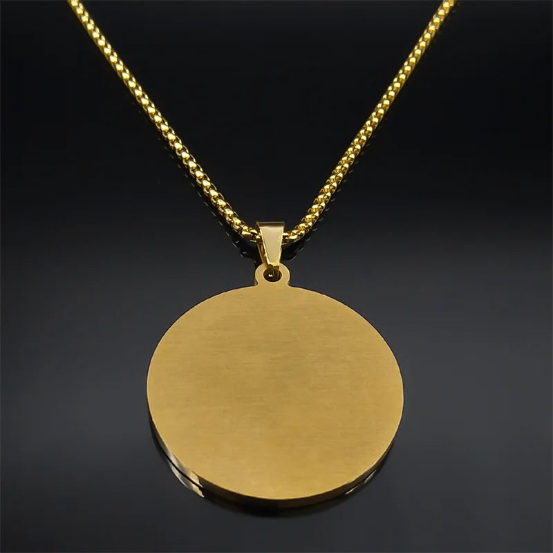 Collana con ciondolo amuleto Allah arabo islamico musulmano 