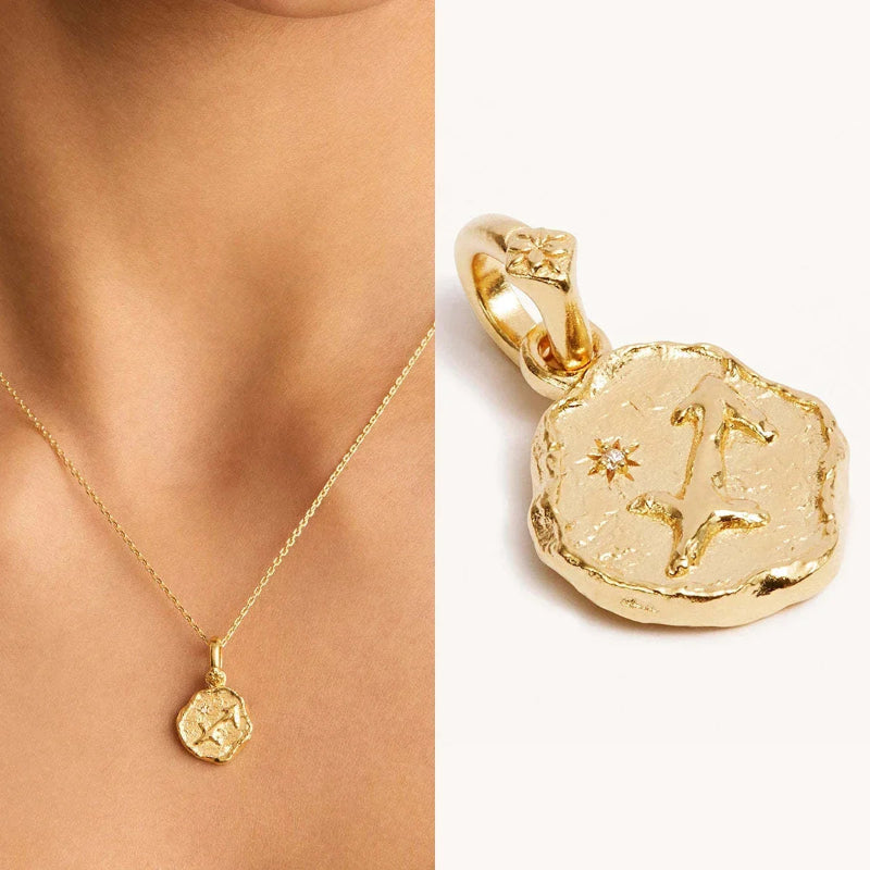 Collier avec Pendentif Astrologie Signe du Zodiaque