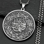 Halskæde med vedhæng af den arabiske Koran islam muslimsk sølv