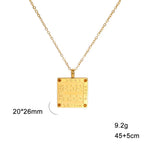 Collana con ciondolo di preghiere ebraiche in lettere ebraiche Ana b'Koach