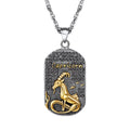 Collier avec Pendentif de Style Signe du Zodiaque Astrologique