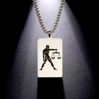 Collier avec Pendentif Elégant Signe du Zodiaque Astrologique